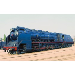 Locomotora de vapor 151F-3101 Santa-Fe RENFE, fuel Museo del Ferrocarril de Villanova y la Geltru HE2037 Electrotren Escala H0