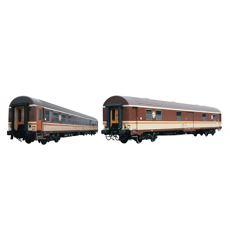 Set 2 coches Estrella Galicia RENFE HE4045 Electrotren Escala H0