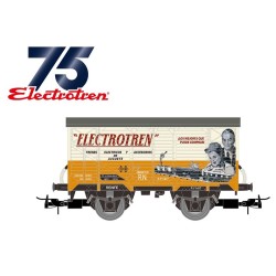 Vagón cerrado J, 75 aniversario de Electrotren R.N. HE6093 Escala H0
