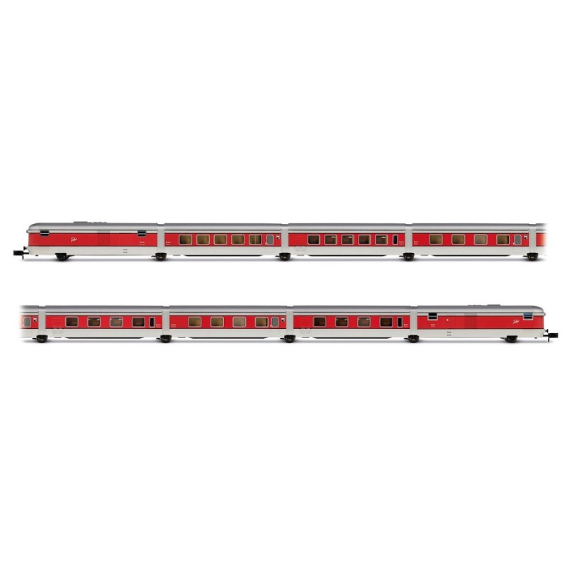 Set 8 coches Talgo III RD TEE Barcelona Talgo RENFE HN4512 Arnold Escala N