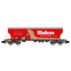 Vagón tolva de cereales Mahou RENFE HN6741 Arnold Escala N