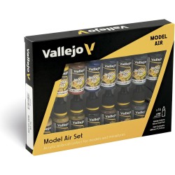 Set pinturas colores básicos Model Air 71178 Vallejo