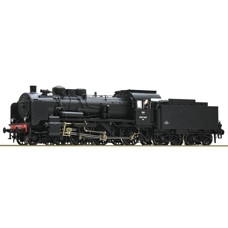 Locomotora de vapor 230 F 607, SNCF 71385 Roco Escala H0