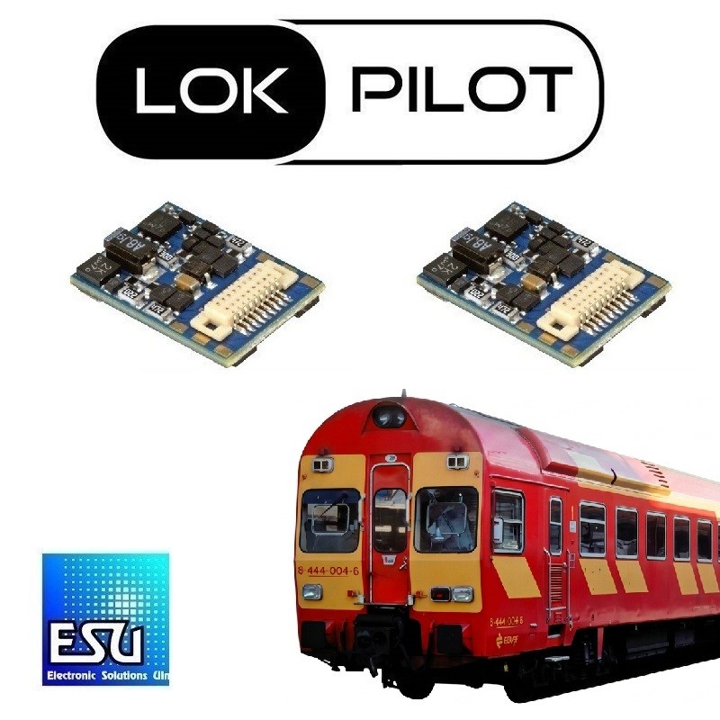Kit 2 Decoders ESU Lokpilot NEXT18 para 444 Arnold Escala N
