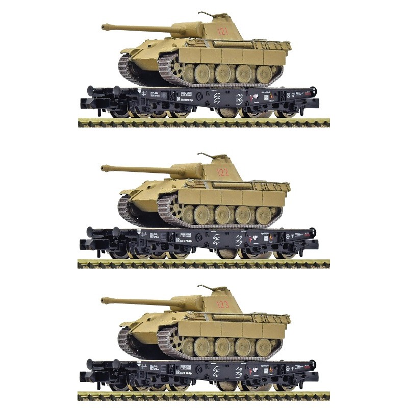 3 plataformas con tanques, DRB 845606 Fleischmann Escala N