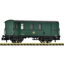 Furgón de equipaje de tren de mercancías, SNCB 830156 Fleischmann Escala N