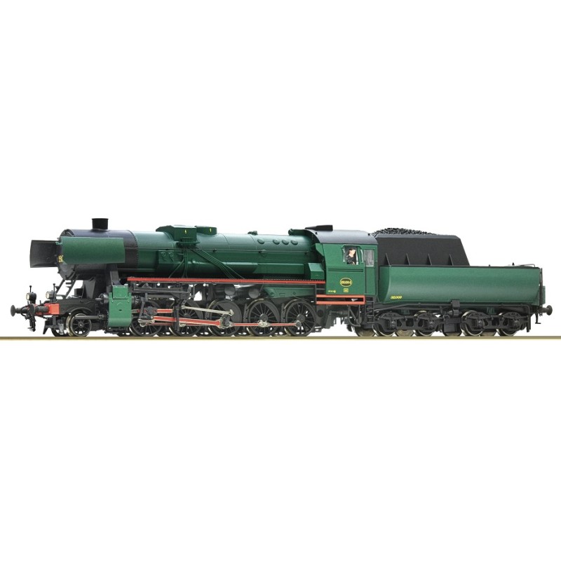 Locomotora de vapor DCC Sonido 26.084, SNCB 70044 Roco Escala H0