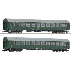 Set 2 coches de pasajeros PKP 6200102 Roco Escala H0