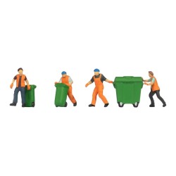 Figuras de Servicio de Recogida de Basuras 15027 NOCH Escala H0
