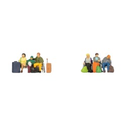 Figuras de Viajeros Sentados 15213 NOCH Escala H0