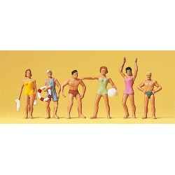 Bañistas de pie 10070 PREISER Escala H0
