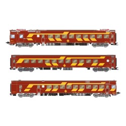 Automotor eléctrico DCC Sonido 444 RENFE Rojo Amarillo HN2616S Arnold Escala N