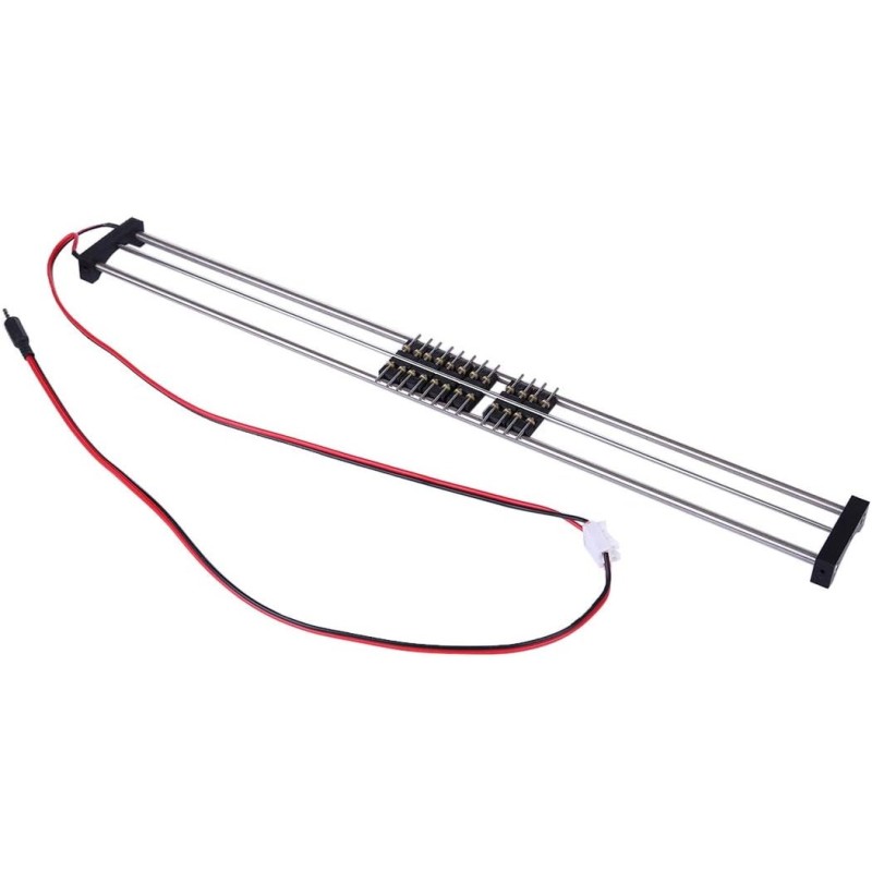 Banco de Pruebas H0 de 6 Rodillos (+2 de regalo) con Vía de 50cm 1:87 MDT Models