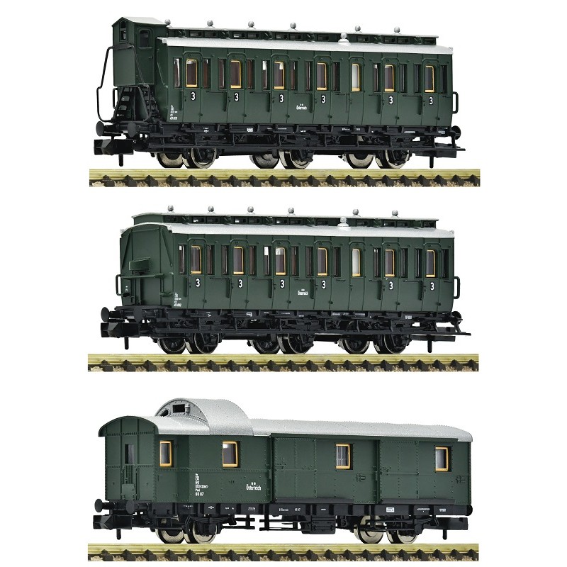 Set de 3 Coches de Pasajeros de la ÖBB 6260055 Fleischmann Escala N