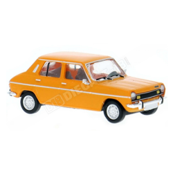 Coche miniatura Simca 1100 de 1975 color naranja escala H0 1:87 de Brekina PCX87 referencia PCX870777