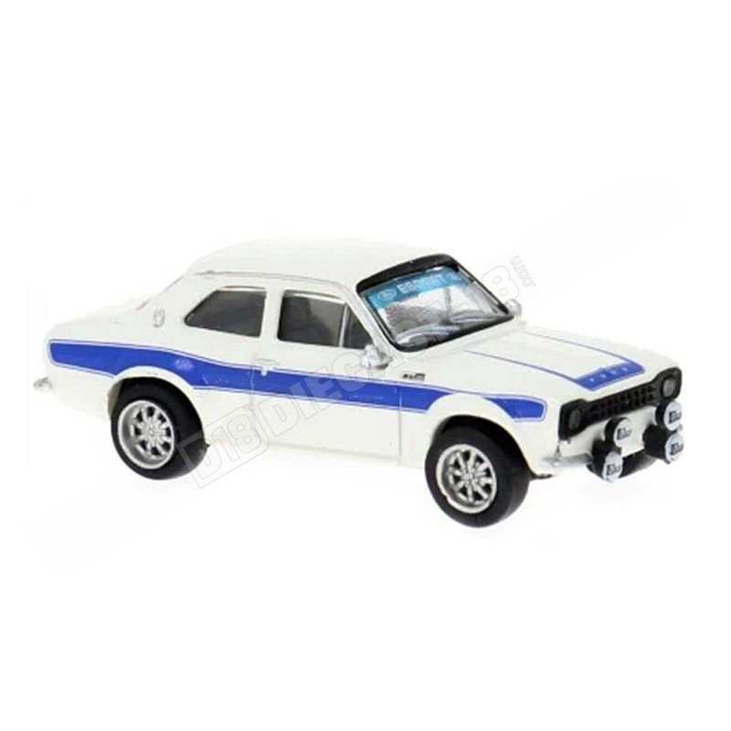 Ford Escort RS 1800 MK I Blanco/Azul Brekina 19070 Escala H0 1:87
