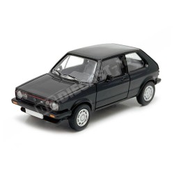 Coche miniatura Volkswagen Golf I GTI Pirelli de 1980 color negro escala H0 1:87 de Brekina PCX87 referencia PCX870527