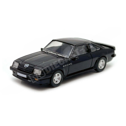 Coche miniatura Opel Manta B GSI de 1984 color negro escala H0 1:87 de Brekina PCX87 referencia PCX870642
