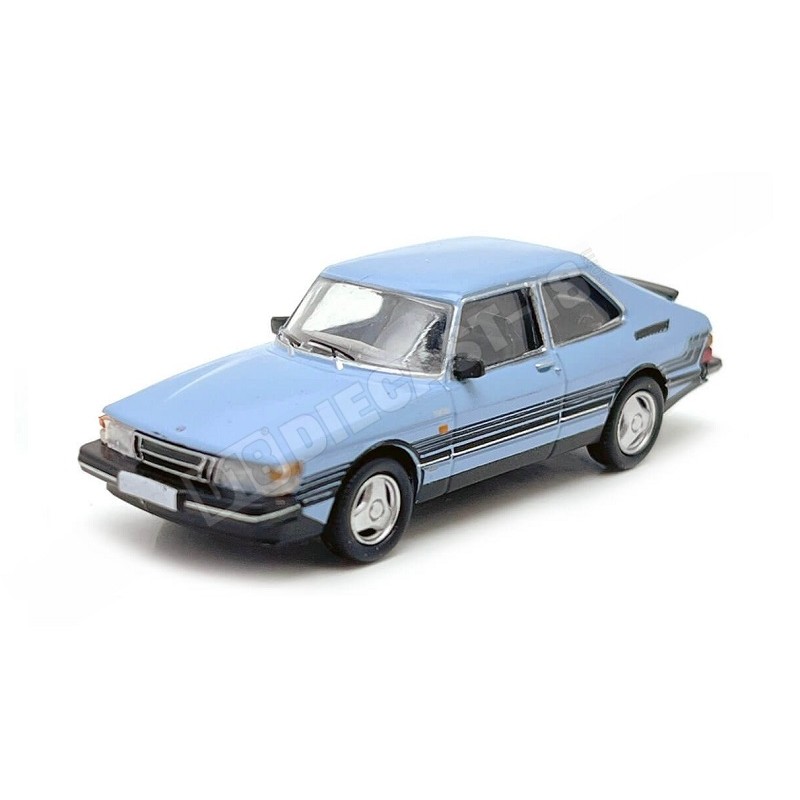 Saab 900 Turbo 1986 Azul Claro Brekina PCX870650 Escala H0 1:87