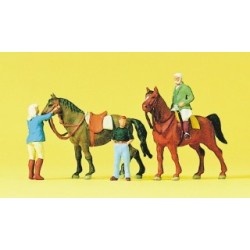 Montando a caballo 10503 PREISER Escala H0