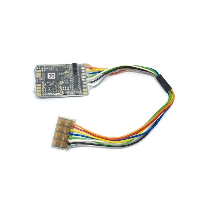 Decoder Digital Tom Lokommander II Mini NEM652 8 Pines con Cables – Train-O-Matic 02010218