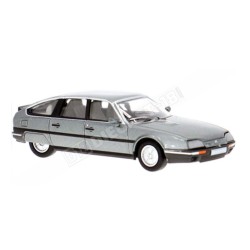 Coche berlina miniatura Citroën CX Phase II de 1985 color gris oscuro escala H0 1:87 de Brekina PCX87 referencia PCX870829