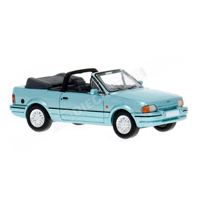 Ford Escort MK IV Cabriolet 1986 Turquesa Brekina PCX871576 Escala H0 1:87