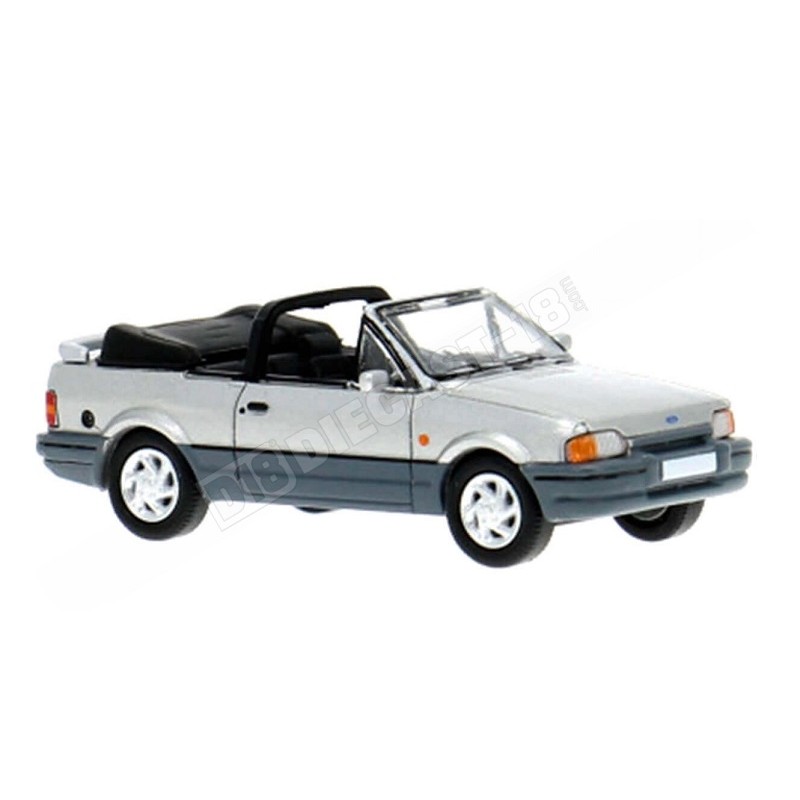 Ford Escort MK IV Cabriolet 1986 Gris Metalizado Brekina PCX871578 Escala H0 1:87