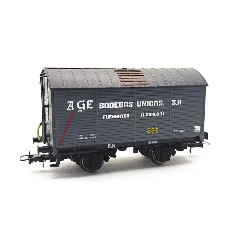 Vagón Foudre AGE Bodegas Unidas S.A. Escala H0 – Electrotren HES6082
