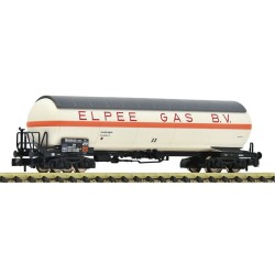 Vagón cisterna para transporte de gas licuado a presión de la compañía alemana DB de Época IV Fleischmann ref 6660117 escala N