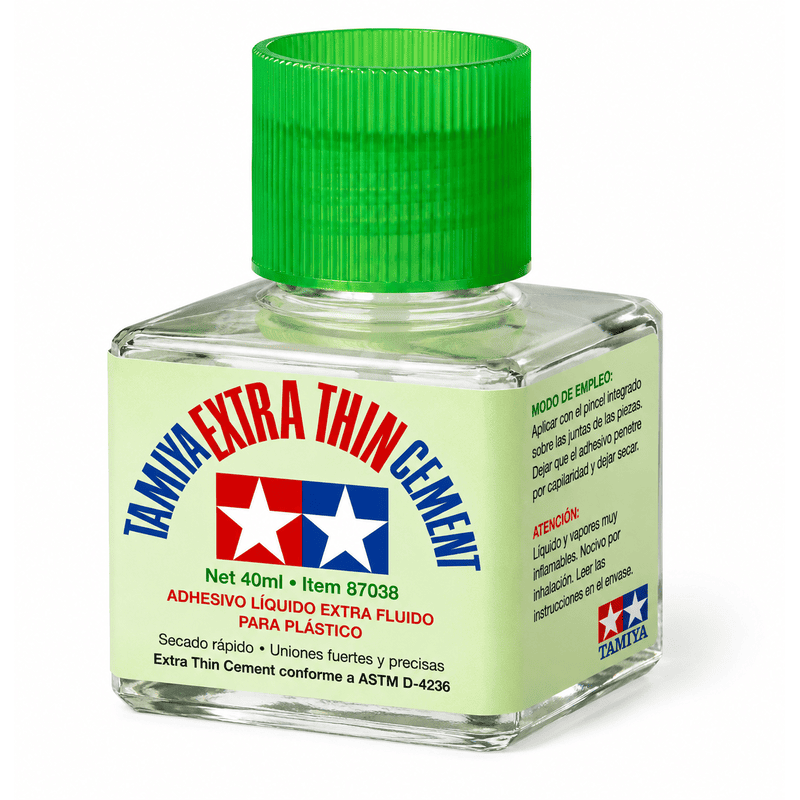 Pegamento Líquido Tamiya Extra Thin Cement 40 ml (ref. 87038)