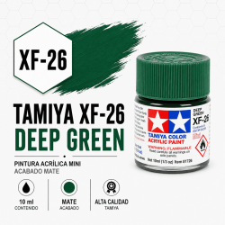 Pintura Tamiya XF-26 Verde Oscuro 10 ml