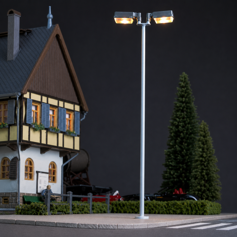 Farola doble vial LED 2 a 7 cm LD673-N MDT Models