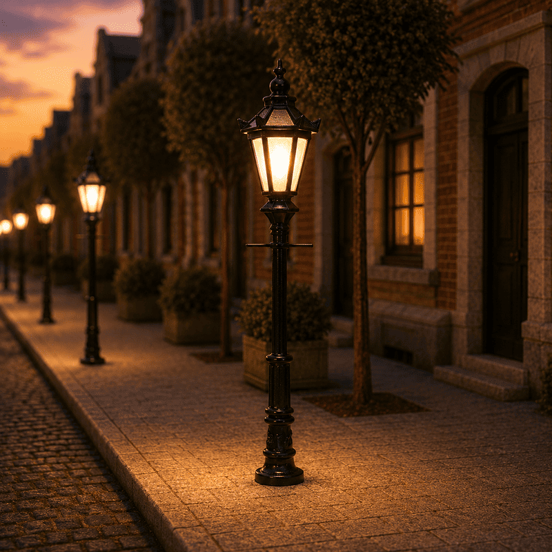 Farola clásica LED N 4 cm Classic Yard Lamp MDT Models