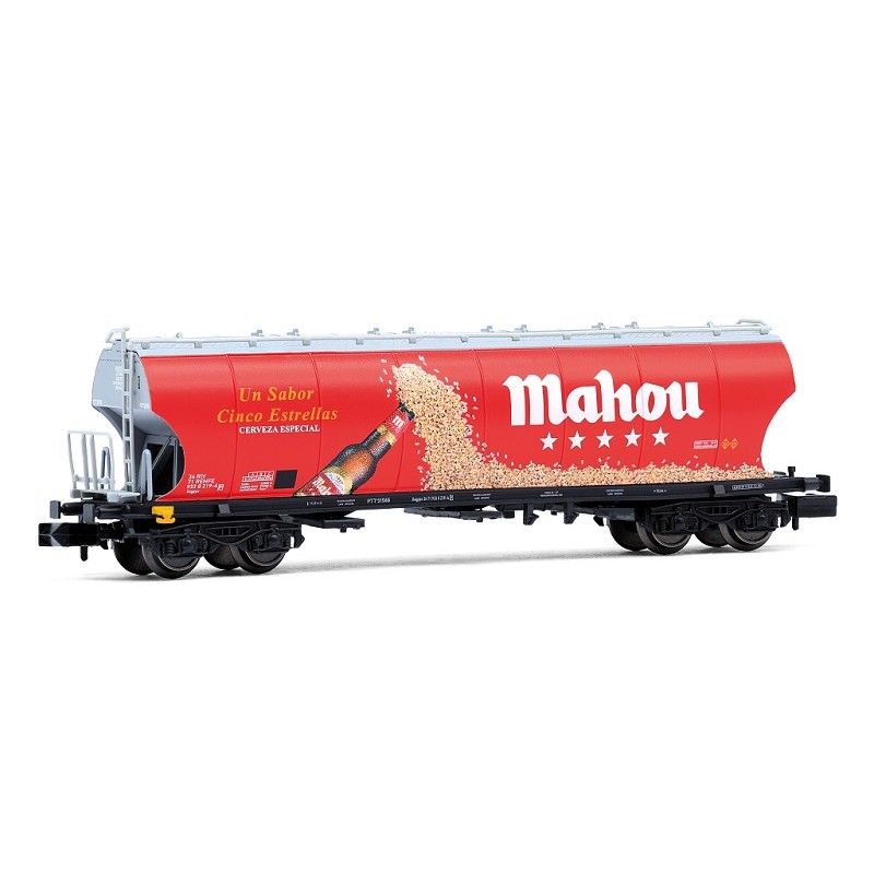 Vagón tolva de cereales Mahou RENFE HN6741 Arnold Escala N