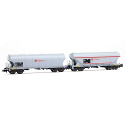 Set 2 vagones tolva de cereales Ermewa RENFE HN6740 Arnold Escala N