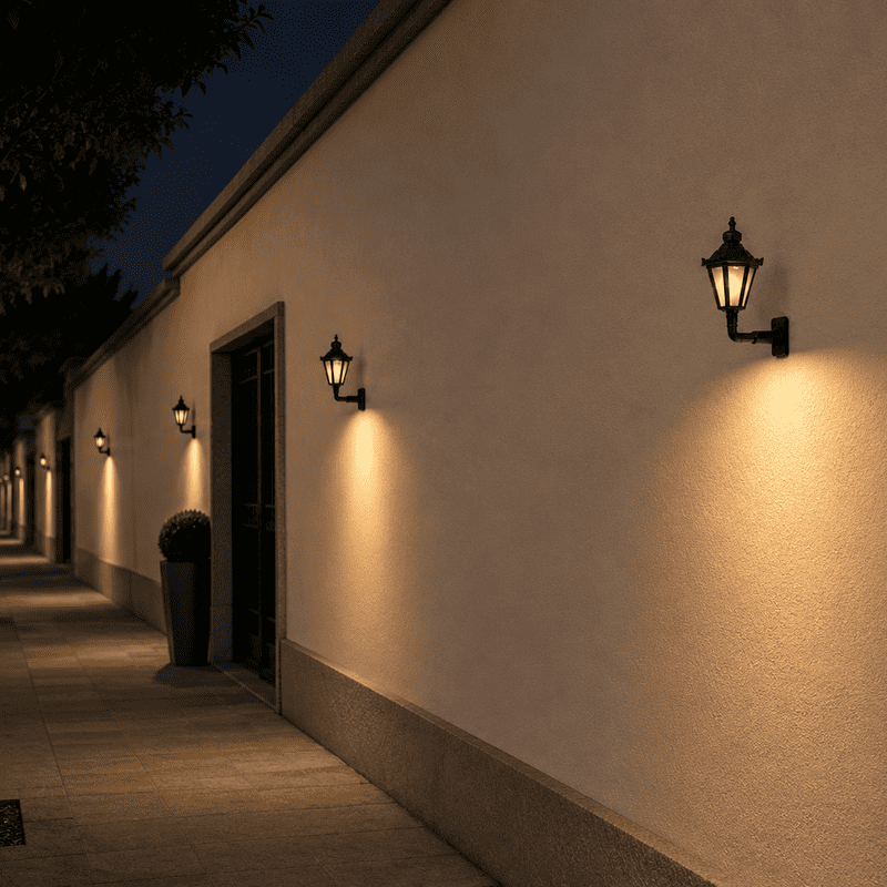 Farola LED de pared de 1,2 cm ABD5 MDT Models