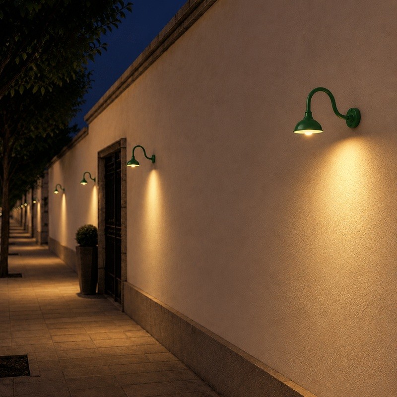 Farola aplique verde LED H0/N 1,3cm R46BG MDT Models