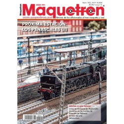 Portada de la revista especializada Maquetren número 402 en formato papel con artículos de modelismo y tren real