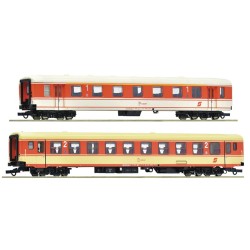 Set 2 de 2 piezas de ampliación para el tren Arlberg Express escala H0 Roco 6200078