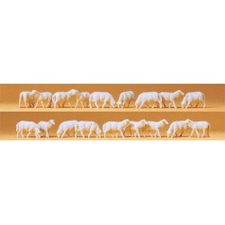 18 ovejas 14161 PREISER Escala H0