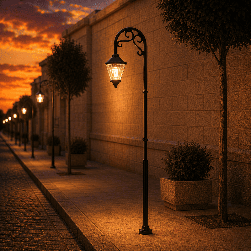 Farola clásica LED 4,5 cm N LHM630-N MDT Models