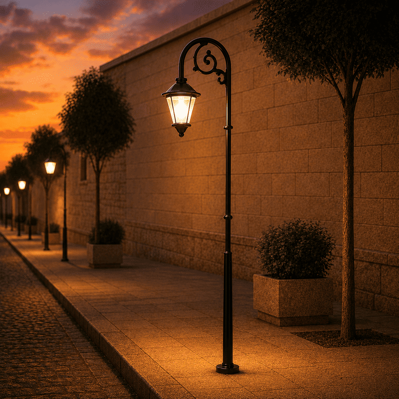Farola clásica LED 4,5 cm N LHM629-N MDT Models