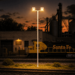 Farola urbana y de andén LHM801-N en escala N MDT Models