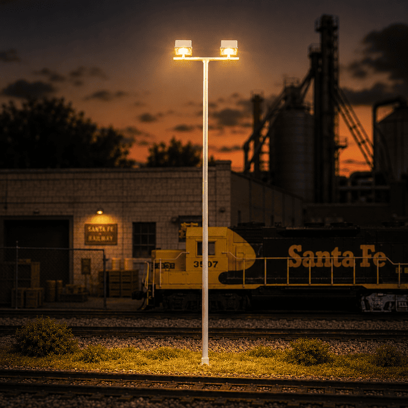 Farola 2 focos LED 8,5 cm N LHM801-N MDT Models
