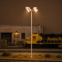 Farola monumental de 4 focos LHM802-H0 en escala H0 MDT Models