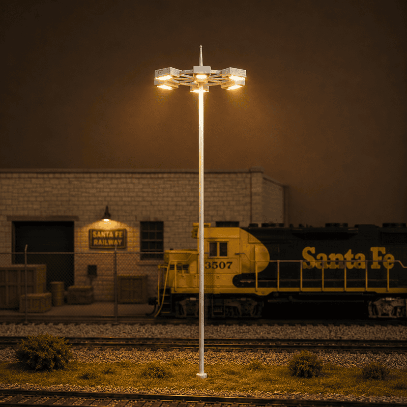Farola de plaza 6 focos LED 12cm LHM17 MDT