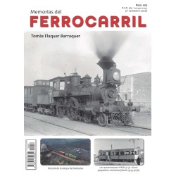 Portada de la revista Memorias del Ferrocarril número 3 de Maquetren