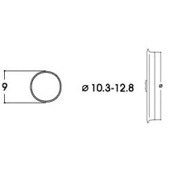 2 aros de adherencia 10.3-12.8mm 40069 ROCO
