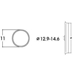 2 aros de adherencia 12.9-14.6mm 40070 ROCO